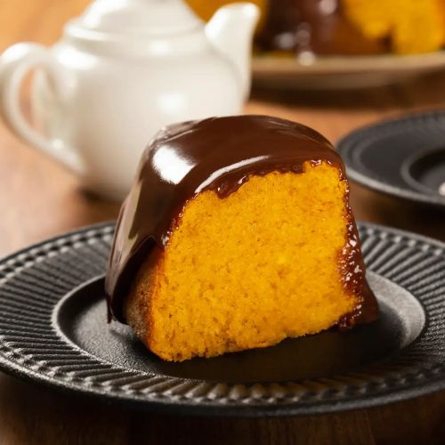 Bolo de Cenoura com Cobertura